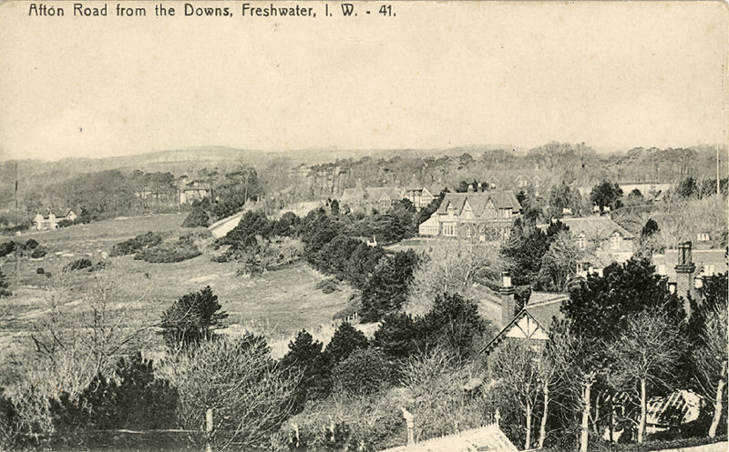 Afton Road from the downs